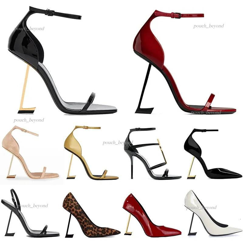 yslshoesfor women shoes With Designer High Heels women sandals Sexy Black High Heels Sharp Pointed Suede Elegant Shallow Mouth Etiquette ysllysness
