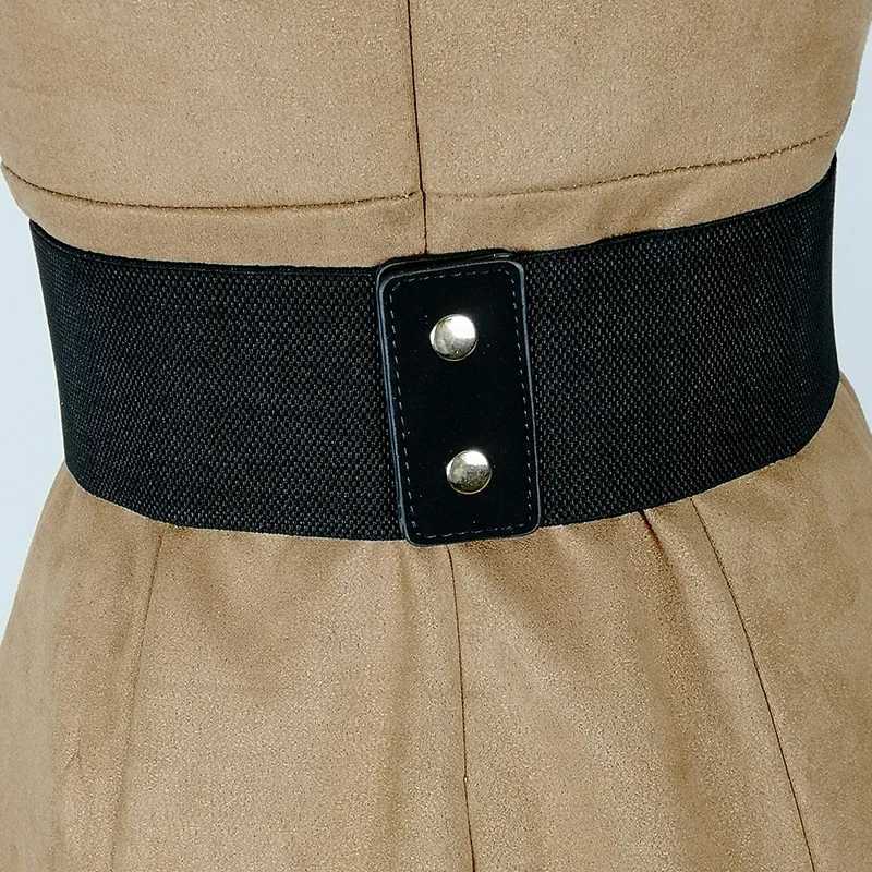 Corset Belt Plus Size Elastic Wide Belts For Women Waist Stret Cummeunds Big Waisand Dress Ceinture Femme M261016