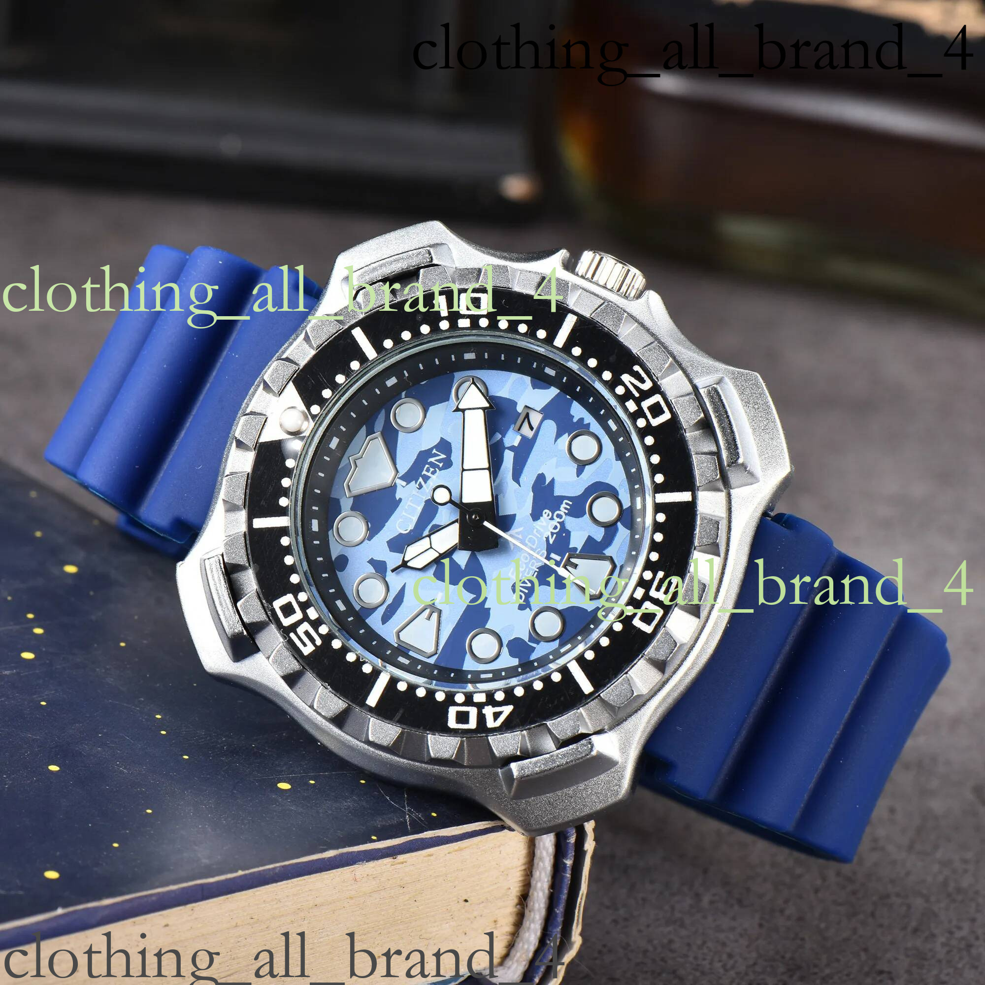 Citize Watch Men Luxury Trend Citi Quartz Calendar Waterproof Multi Function Fancy Round Stainless Automatic Date Designer High Quality Mens Citizen