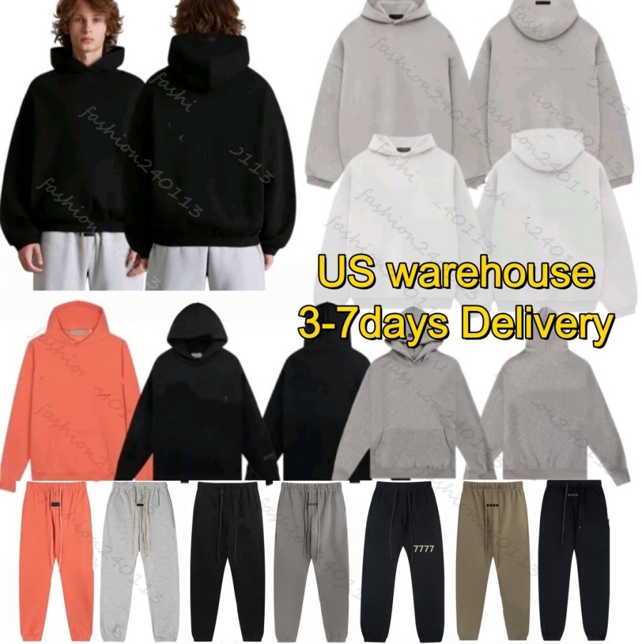 Unisex hoodies en joggingbroeken van katoen Luxe casual sportset voor heren en dames Hoge kwaliteit