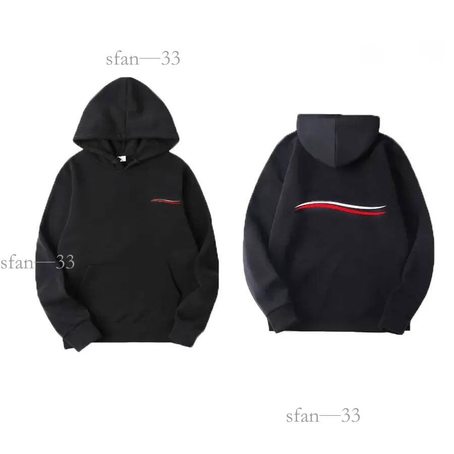 Paris Solid Color Hooded Sweatshirt With Letter Stripe Graphic 2B Classic Relaxed Fit Long Sleeve Hood Pullover Autumn Winter Daily Outdoor Paris St