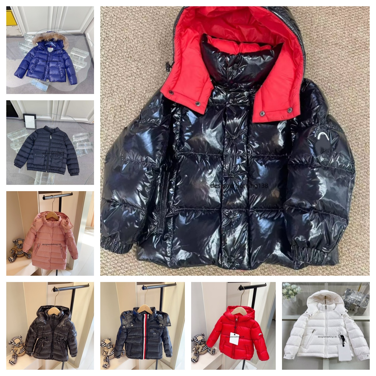 Baby Designer High quality brand down jacket High quality fashion children's jacket letter printed warm windproof jacket size 90cm-160cm Y559