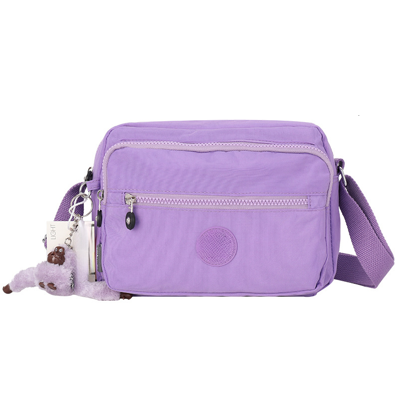 Kiplin Crossbody Bag Kippling Bag Designer Crinkle Nylon Multi Zipper Pocket Shoulder Monkey Lightweight Water Beach Resistant Daily Travel Kids Han