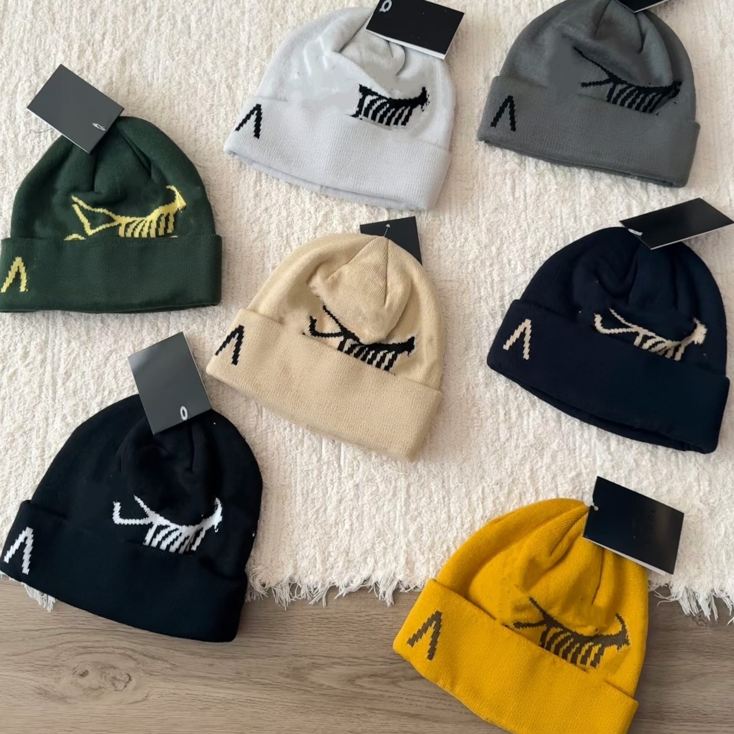 Pteryx Womens Beanie Hat Slouchy Knit Cap Winter Warm Soft Toquee Cuffed Thermal Wool Fashion Casual Streetwear Unisex Ladies Autumn Fall Outdoor Sp