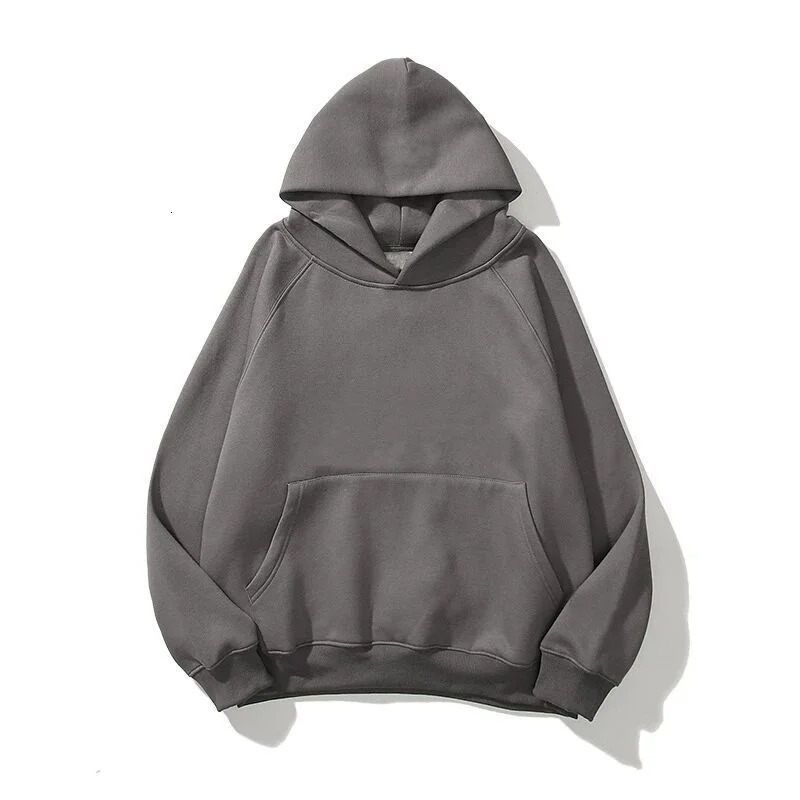 Mens and Womens Solid Color Pocket Hoodies Sports Fitness Sweatshirts Fashionable Casual Pullovers Multi 261017