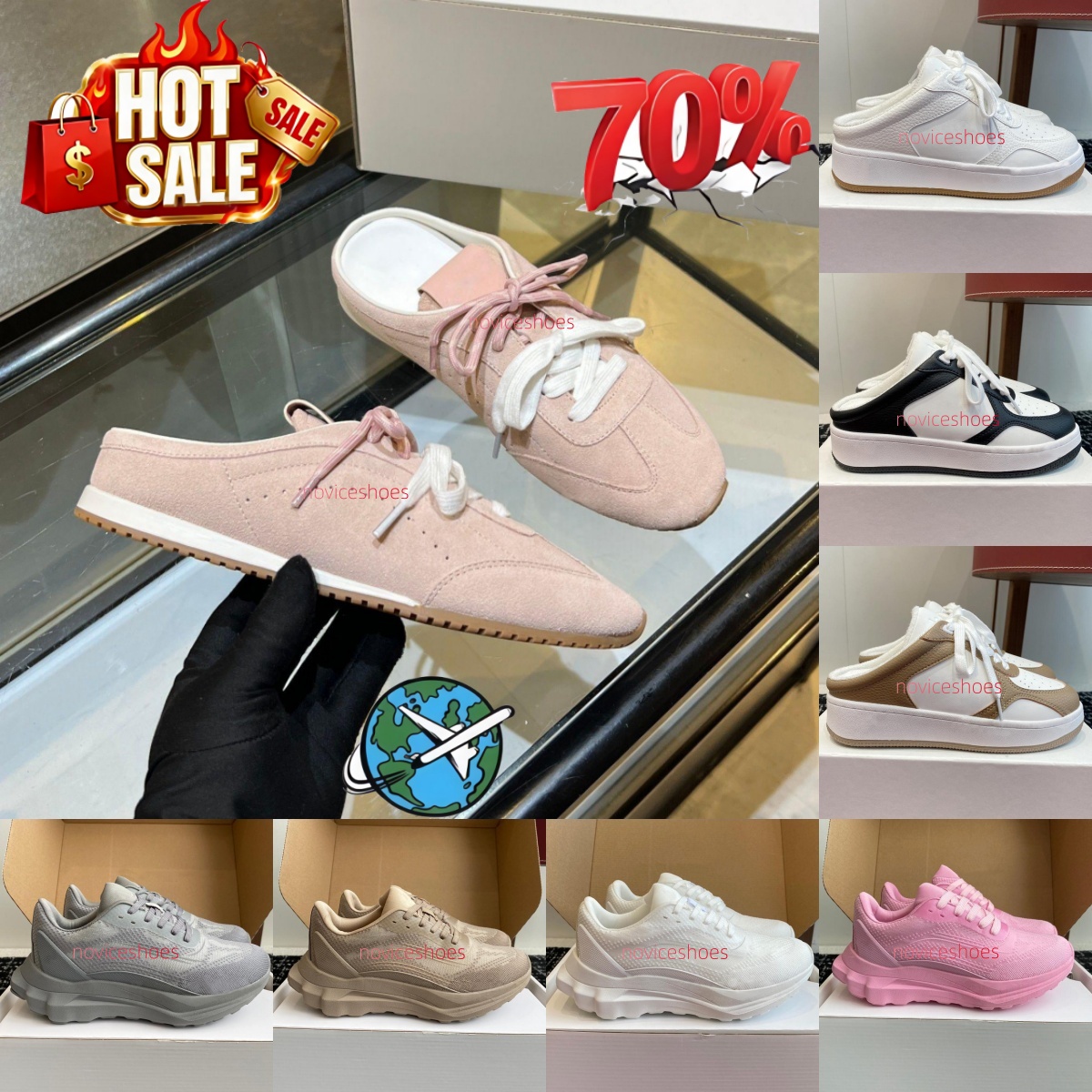 Premium yoga shoes designer shoes women sneakers for men women trainers chaussure scarpe Jisoo Sunset casual Flat Running Shoes Yoga Sunset Sneaker