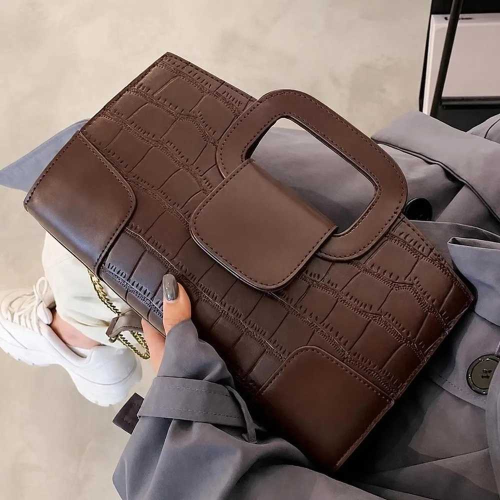 Designer Grain odile Totes Wen Vintage Handbag PU Leather Large Capacity Chain Crossbody Bag Party Cluh Bag ning Bag J261016