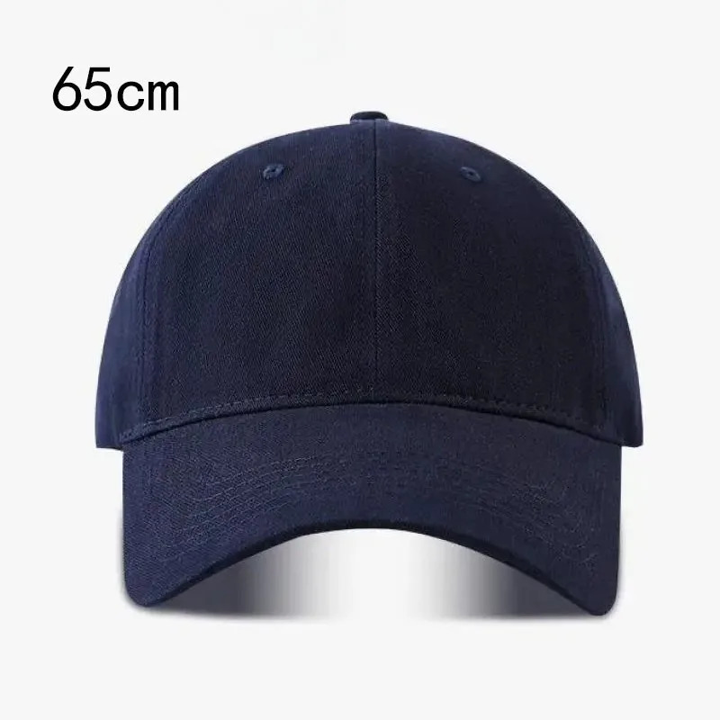 Big Head Soft Top Baseball Cap For Men Women Cotton Solid Deep Top Black Hat Trucker Dad Caps Sports Snap Back Bone Gorra Hombre261016