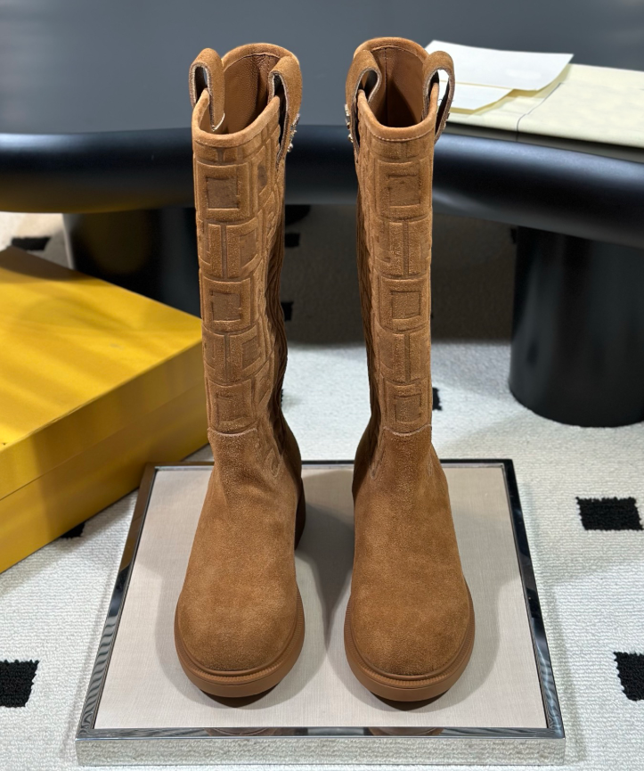 Flat Filo Women Long Let Shoes Knit Denim boot canvas boots High Top Knee Boots for Fall Platform Sneakers Lightweight denim boots Over Knee Booties