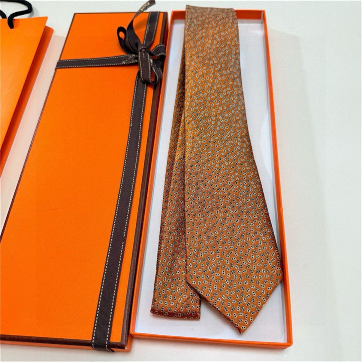 2026 Fashion Aldult Jacquard Party Wedding Business Woven Design Hawaii Neck Ties box New Neck Ties High Quality Letter 100% Tie Silk black blue 918