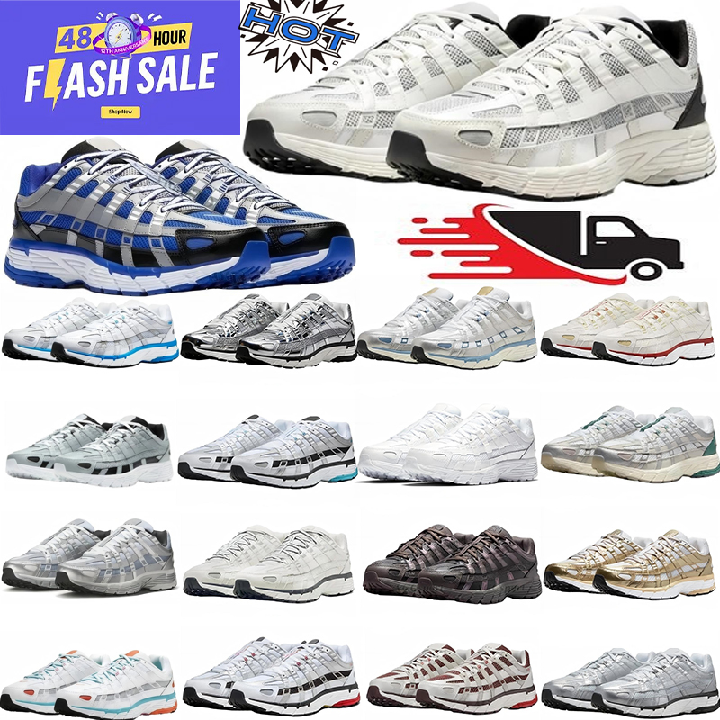 Designer 6000 man Breathable Running shoes Mesh Black Mesh Dark Grey Light Grey Running Shoes Retro Chunky Sneakers Cushion Athletic Footwear for Da