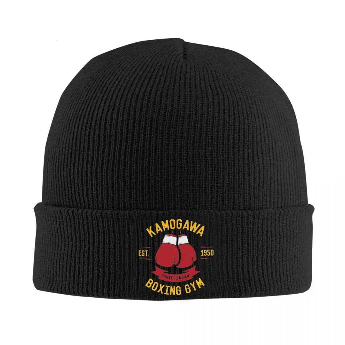Beanie/Skull Caps Hajime No Ippo Anime Knitted Hat Beanie Autumn Winter Hat Warm New Kamogawa Boxing Gloves Caps Men Women Q261017
