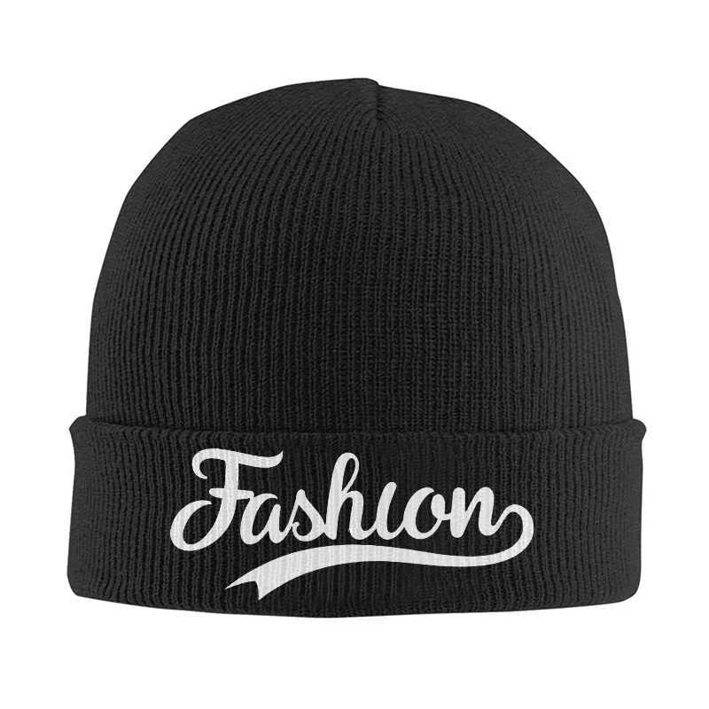 Fashion Black Knit Beanie Hat Warm Acrylic Cuffed Skull Cap for Men Women Unisex Winter Outdoor Sports Casual Acssories Gift S2610179G4W
