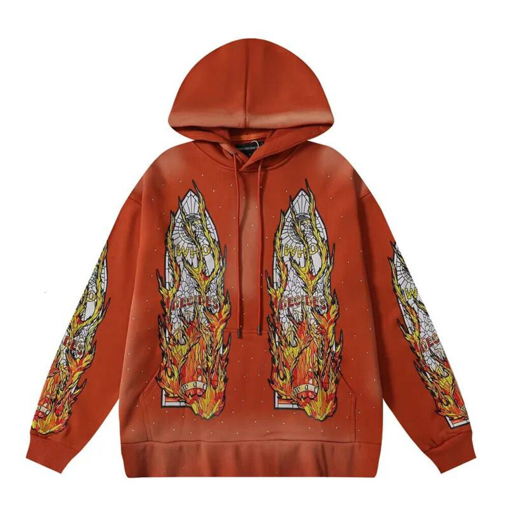 Who Decides War Hoodie Mens Designer Sweater Shirt 2025 Spring Man Hoody Who Decided Jacket USA High Street Pullover Hip Hop Skateboard Y2k Sweatshi