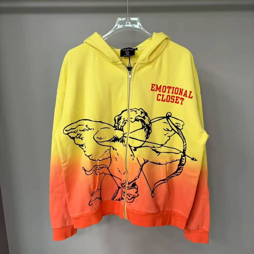 MIXED EMOTION Hoodie Designer Shirts Mens Y2k Hoodies Letter Tee High Street Summer Fashion Hip Hop Retro Casual Cotton Printed Shorts Sleeveds Shir