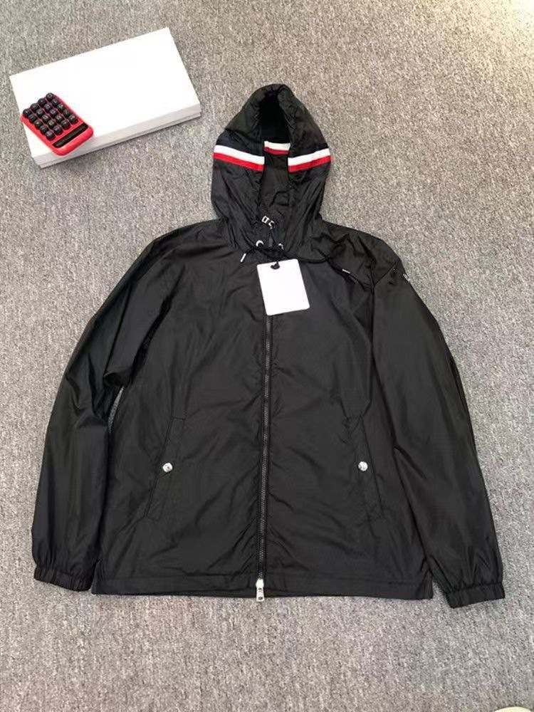 Mens Designer Jacket Spring Autumn Windbreaker Have NFC Scan Jacket Zipper Colorful Fashion Hooded Mens Raincoat Outerwear High Quality Slim Stylist