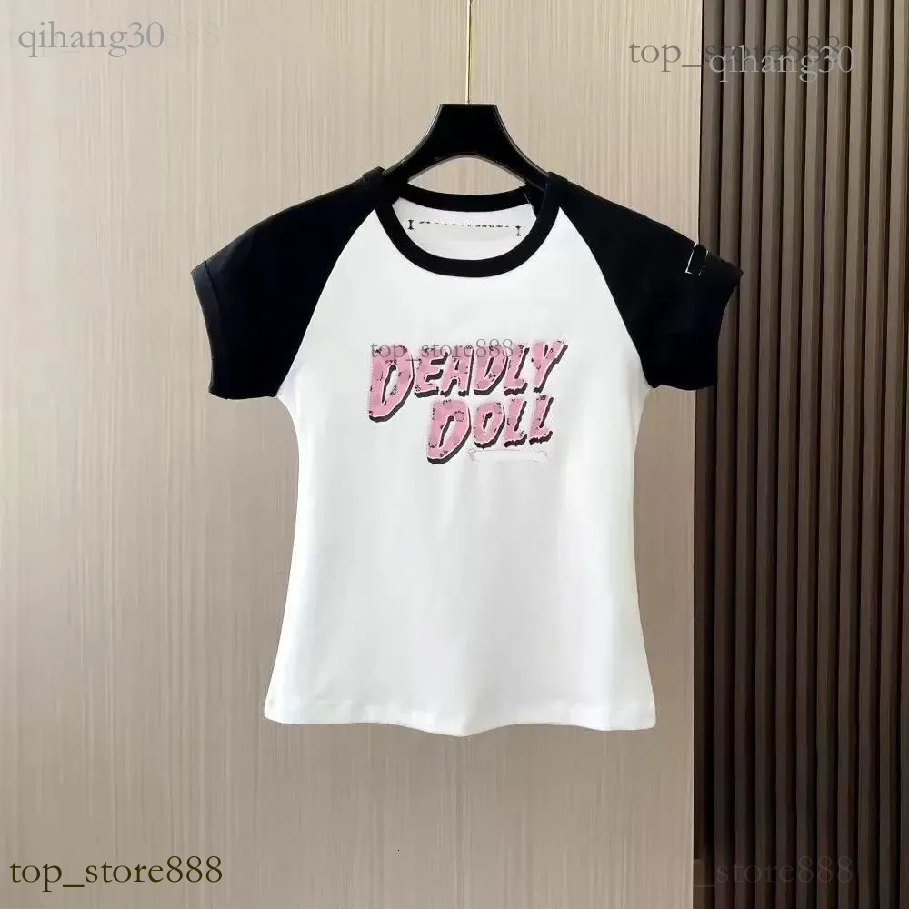 Deadly Doll Tank Top Chrome Dress Designer Women High Quality Cotton Luxury Slim Fit Short Sleeved Tank Tops Branded Shorts Women Hip Hop Sanskrit L