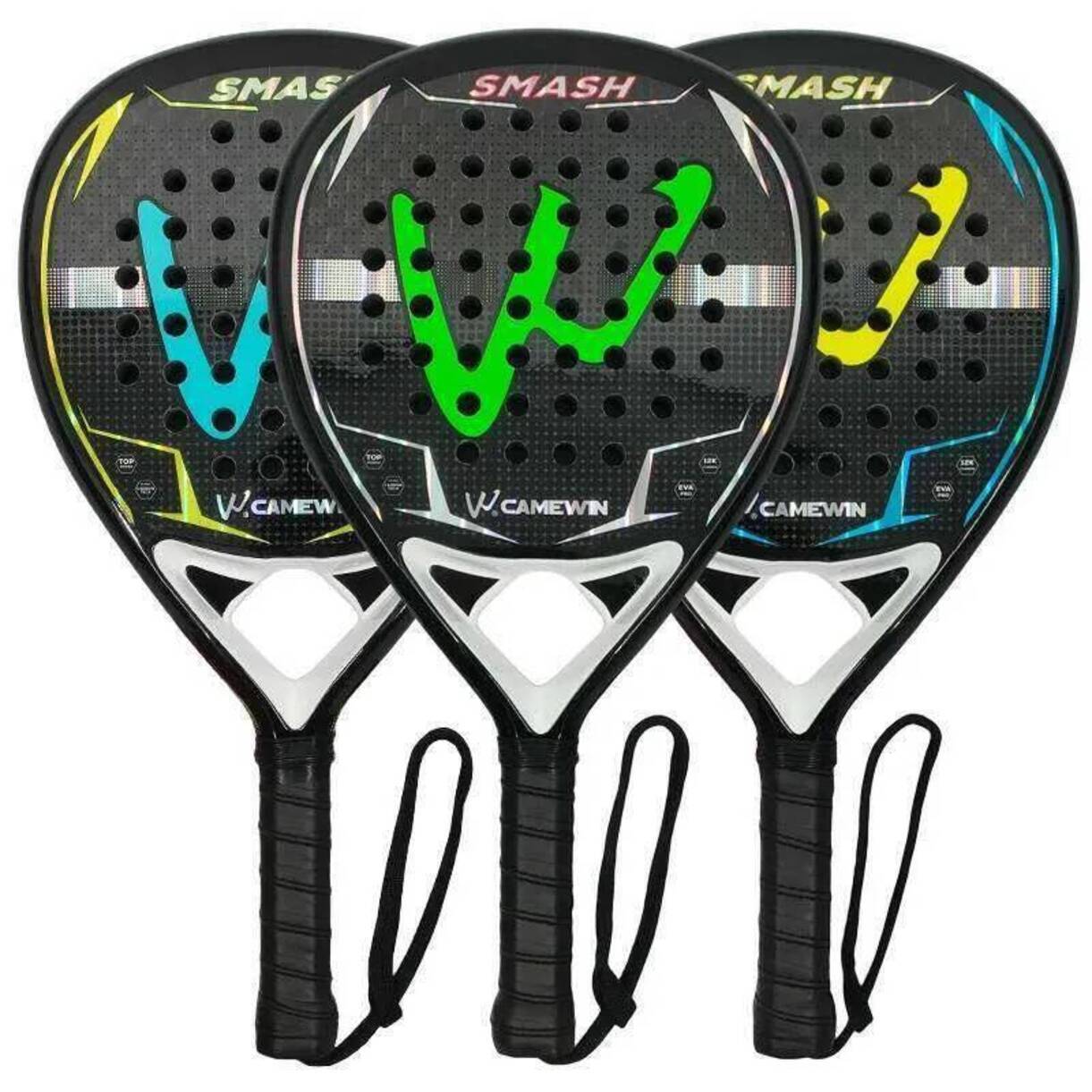 Multi-Piece Tennis Racket Matching Kits 2026 New 12K Paddle EVA Elastic Memory Foam Core Lightweight Outdoor full * graphite professional tournament