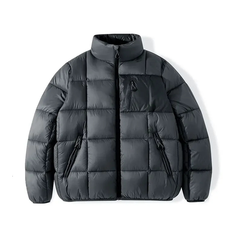 Winter Warm Men Jacket Coats Outdoor Leisure Parka -Padded Men's Pure Slim Warm Coat High Quality Street Parka Men 261016