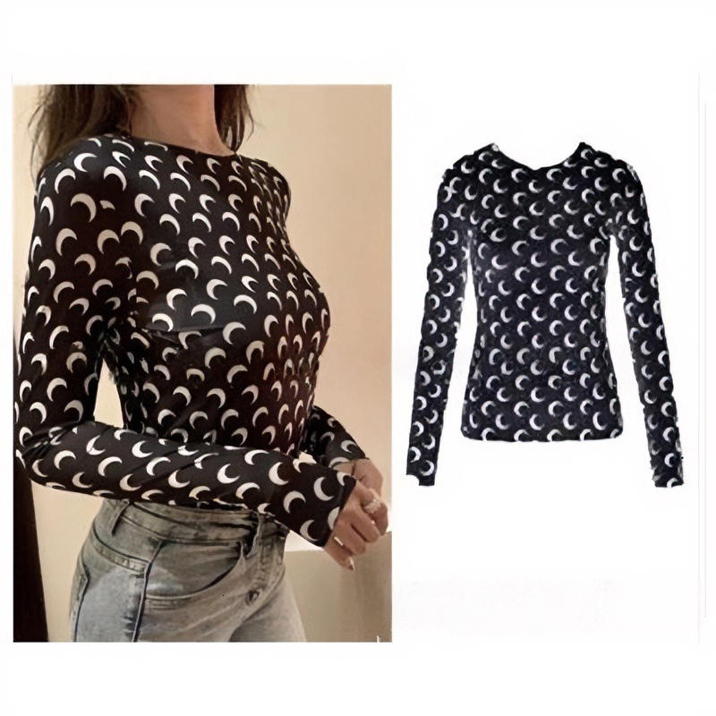 mareine 6Leggings Womens Leggings two-piece set Jumpsuits Elastic Ice Silk Women Black sexy classic print long sleeve printed graphic tight pant