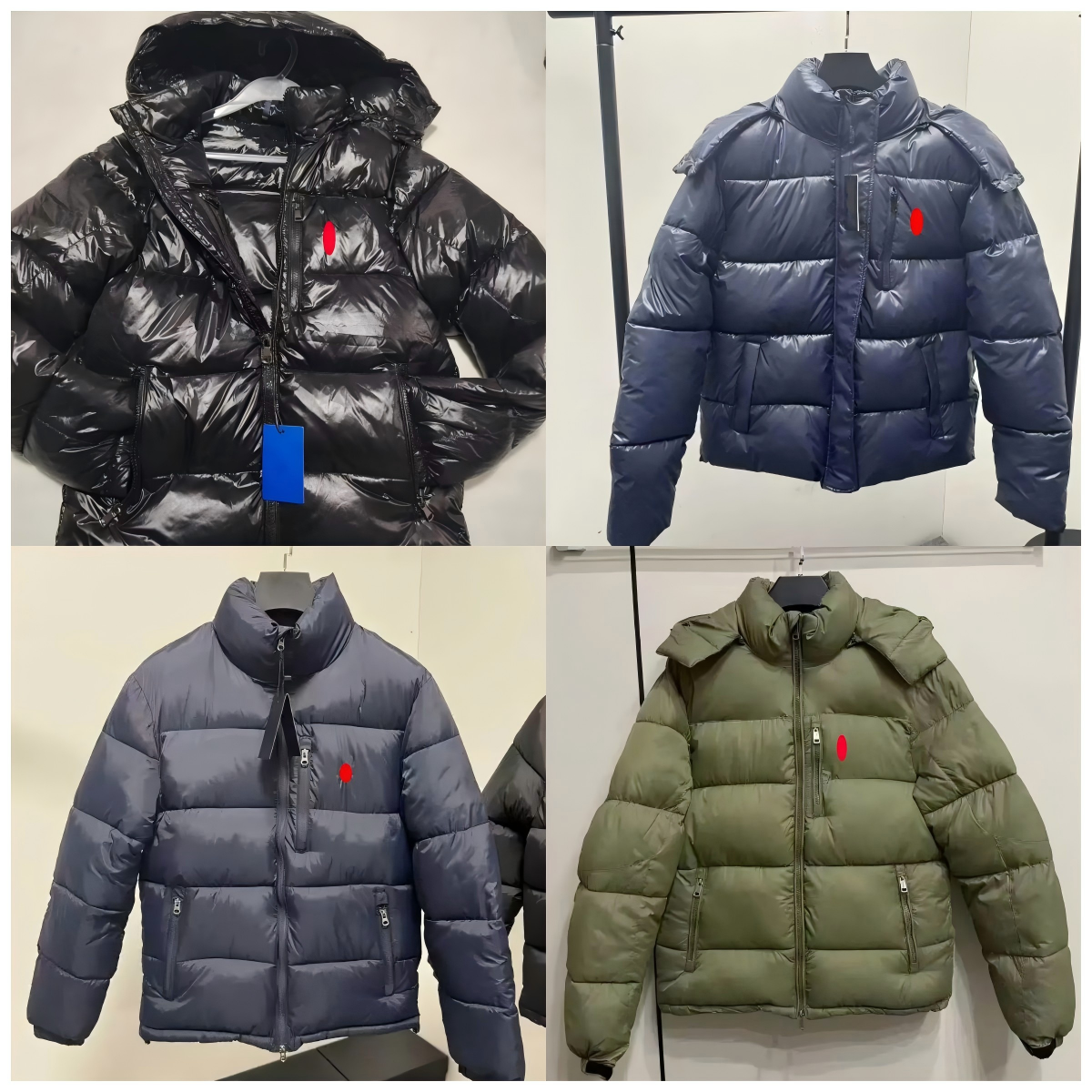 Mens Polo Puffer Women Winter Puffers Down jacket Embroidered Tracksuit Jackets Coats Zipper Designer Clothing Fashion Men Warm Removable