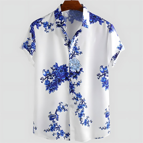 2026 E-Commerce Bestseller: European And American Style Summer 3D Printed Fashion Short-Sleeved Hawaiian Shirt, Custom-Made From Your Design Free Sh