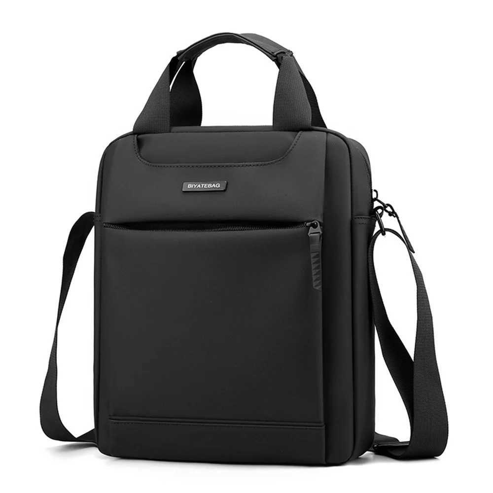 Shoulder Bags Fashionable Casual Men's Shoulder Bag Korean Version Solid Color Minimalist Crossbody Bag For Business Sports Student Commute H26
