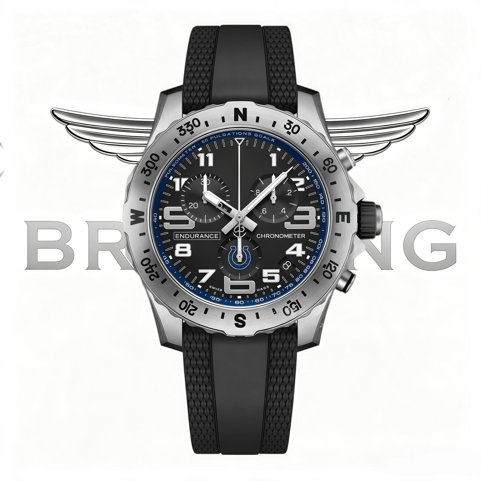 Mens B01 Breitlinlyness Watch Automatic Endurances Pro NFL Avenge Chronomat Watch Luxury Designer Brwatch Man Watch Elegant Timepiece Mechanical Wat