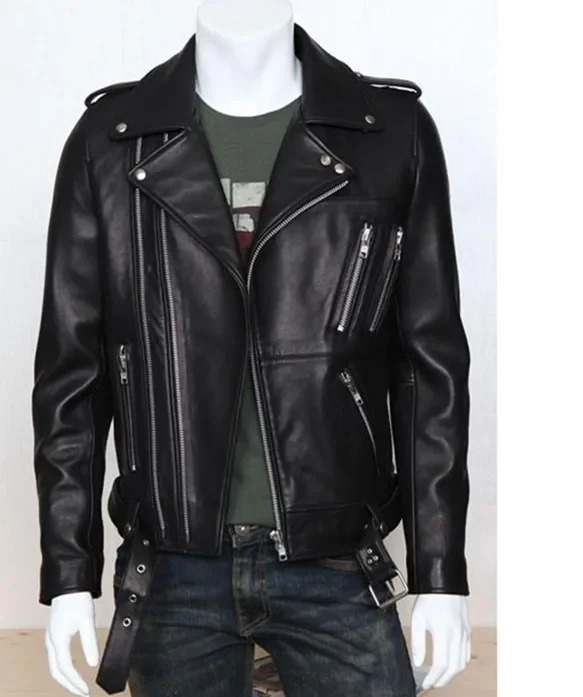 2026 Mens Biker Leather Jacket Large Size Stand Collar Zipper Colorful Youth Outerwear Casual Loose Fit Winter Coat 261017