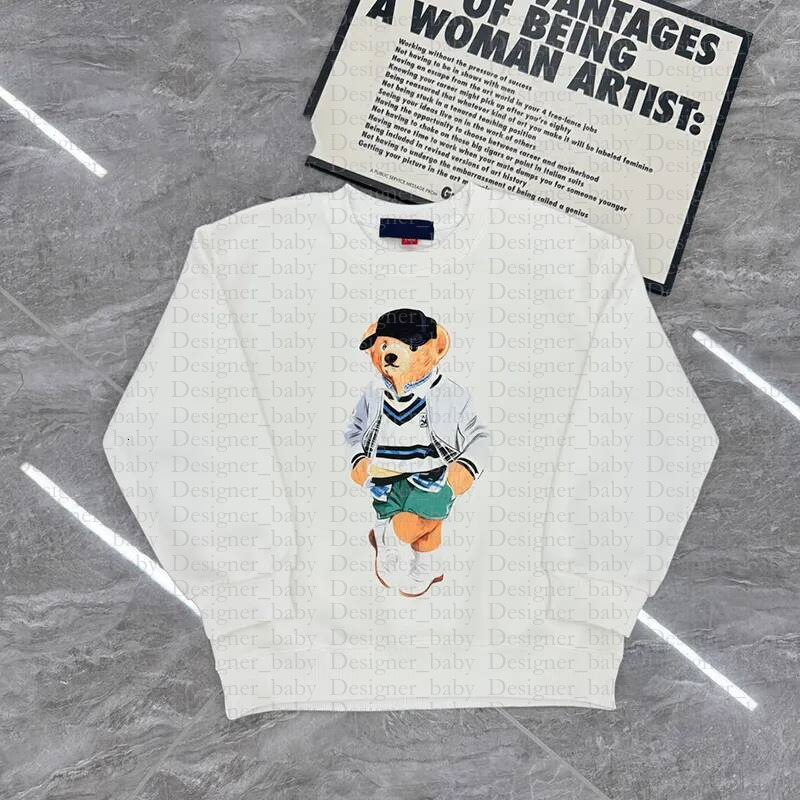 Designer Kids Clothing Winter Children Sweater Boys Girls Designers Top High Quality Hoodie Zipper Luxury White Black Clothes Classic Bear