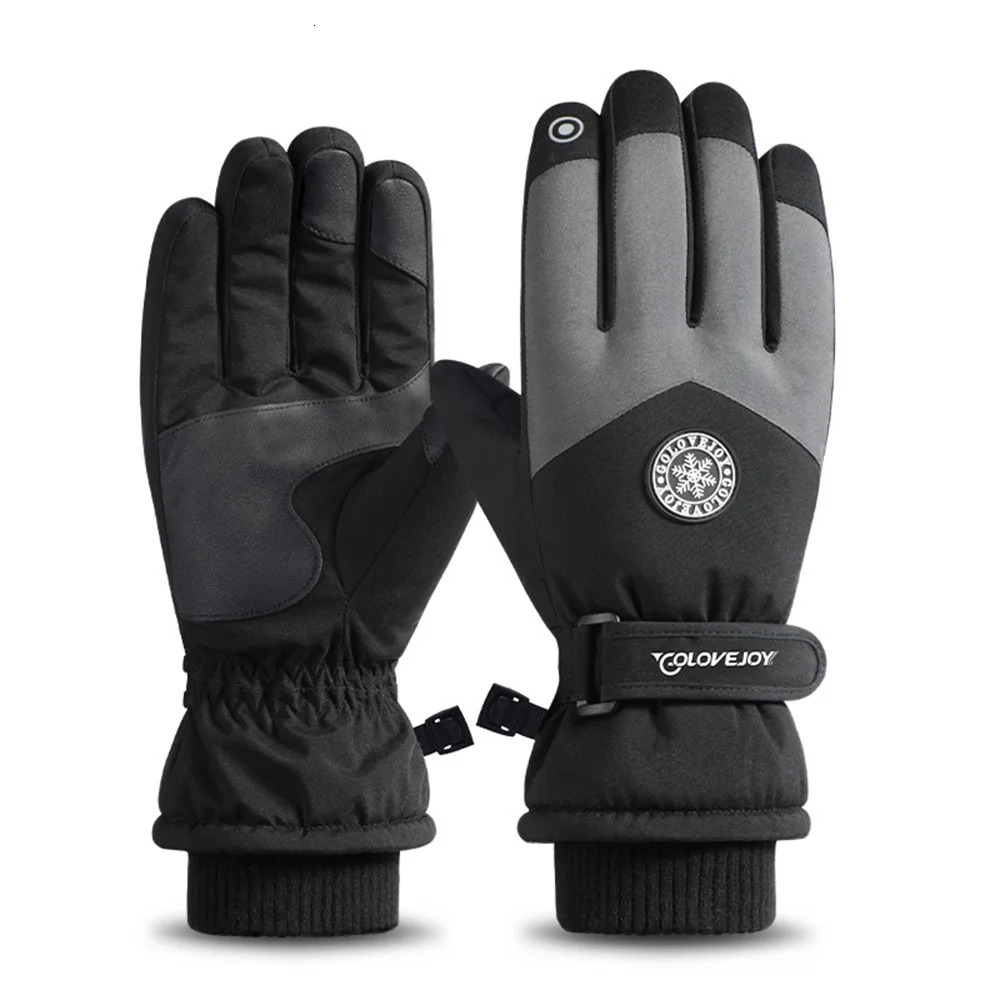 2025 Waterproof Ski Gloves Winter Touch Screen Snow Glove Fleece Lined Warm Thermal Gloves for Snowboard Skiing Running Cycl 261016