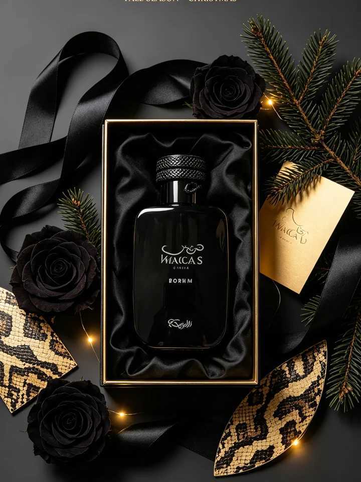 Rasasi For Hawas Black Him EDP 100ml 338oz Luxury Black Gold Bottle Perfume Pineapple Woody Long Lasting Scent Labor Day Halloween Thanksgivi M26101