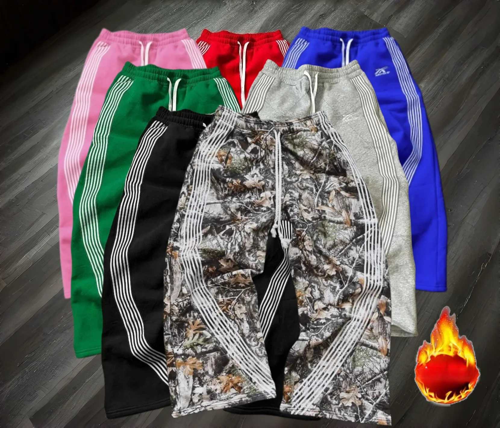 Men's Camouflage Casual Pants Y2k Embroidered Camo Functional Tactical Functional Women's Premium Jogging Drawstring Sweatpants S261016P65