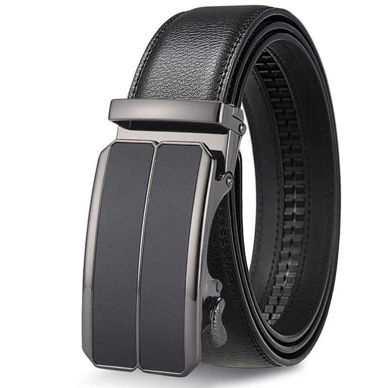 Automatic Belt Adjustable Ratet Men's Belt for Men Large Size 105-140 150 160 170cm Genuine Leather Belt Business Casual Belt M261016