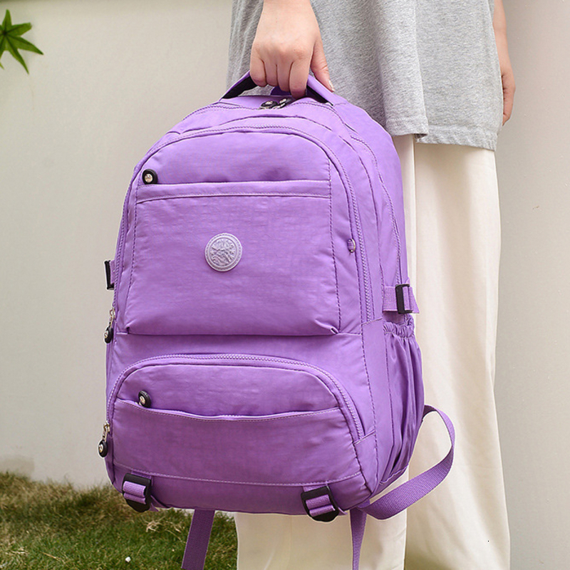 Kiplin Backpack Designer Kippling Large Capacity Tote Nylon Bag Multi Pocket Zipper Closure Shoulder Back Pack For Student School Commute Outdoor Ki