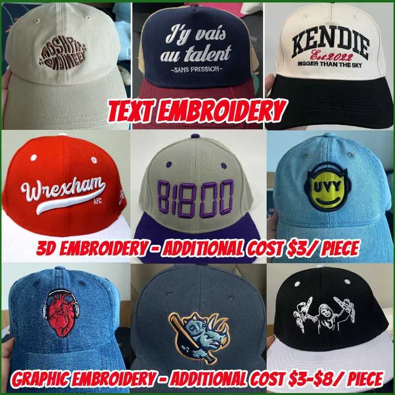 Baseball Fedoryn Custom Embroidery Caps Corduroy Solid Color Cap for Women and Men DIY Design Print Hats Unisex M261016
