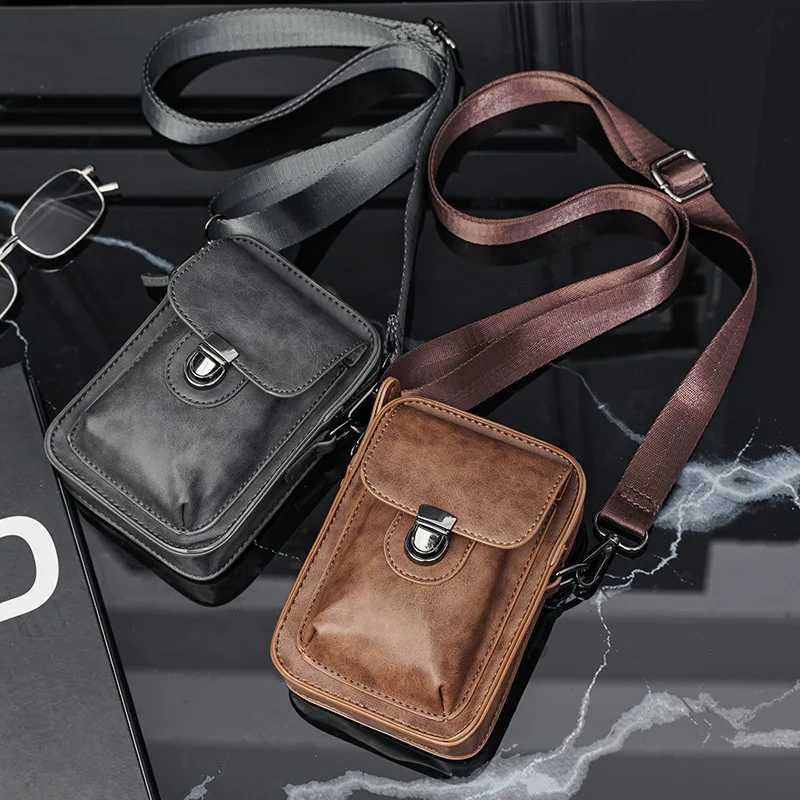 Designer Crossbody Totes Men's Vintage Mini Bag Fi Shoder Bag Men Mobile Phe Bag Casual Handbags Small Crossbody Shoder Bag For Men J261016