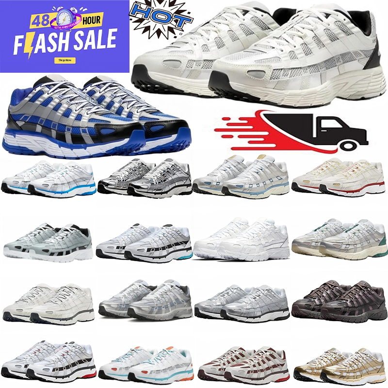 Designer 6000 men Breathable Running shoes Mesh Black Mesh Dark Grey Light Grey Running Shoes Retro Chunky Sneakers Cushion Athletic Footwear for Gy