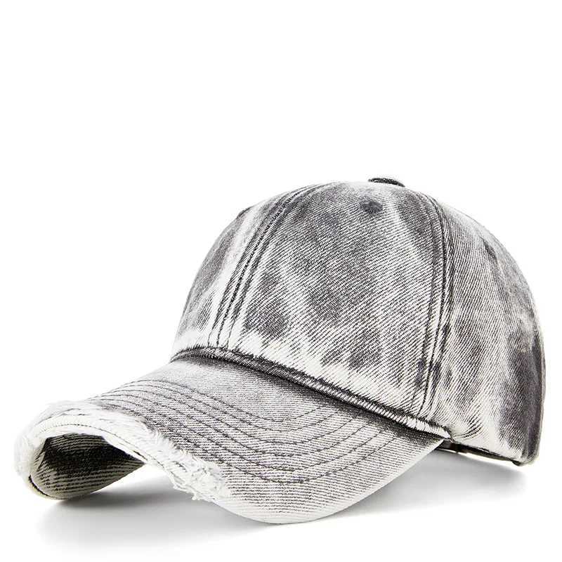 Denim 2024 Fashion New Wash Do Old Vintage Baseball Cap Lady Fashion Hiphop Snapback Hat Men Big Size Sun Caps 55-62cm M261016