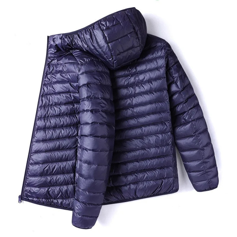 Winter Arrival Men's Lightweight Short Fashion Casual Jacket Slim Fit Portable Warm Hooded Coat 261016