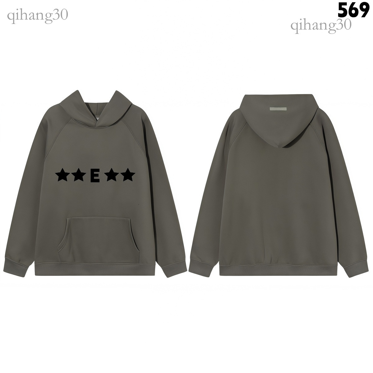 Essentalls Hoodies Men Designer Sweater Pullover Long Sleeve O Neck Letter Printed Cotton Overcoat Sweatshirt Streetwear Hoodie Essentalls Tracksuit