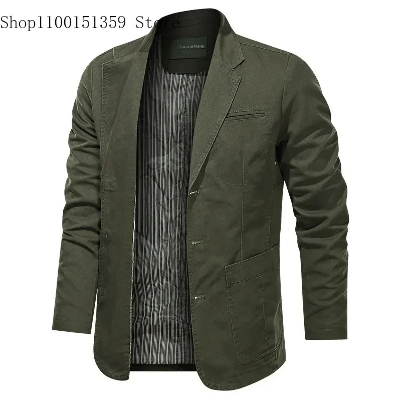 Spring Autumn Blazers Men Fashion Slim Casual Business Handsome Suits Men's Blazers Tops 261015