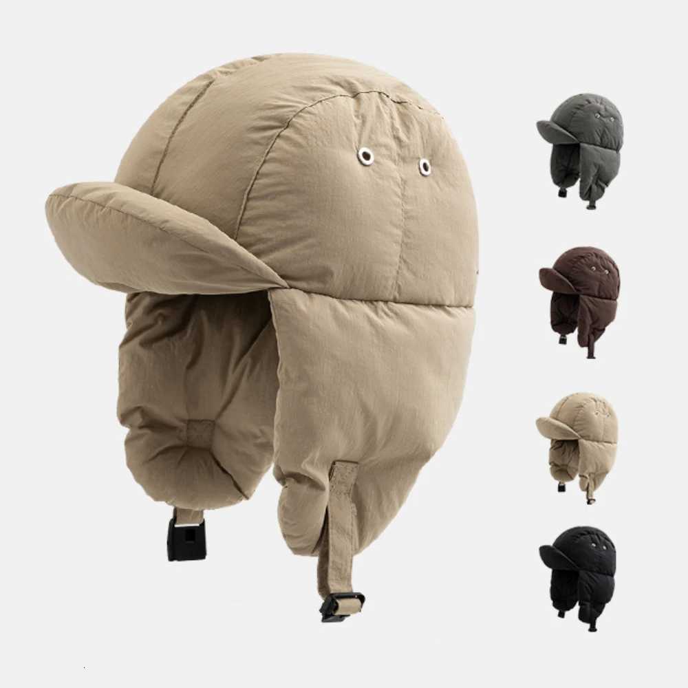 Trapper Hats HT5019 Bomber Hat High Quality Snow Ski Trapper Earflap Cap Men Women Winter Hat Male Female Thick Warm Windproof Russian HatT261017