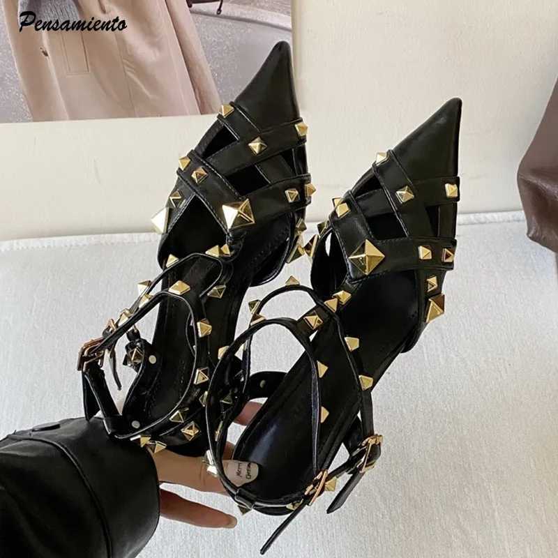Fashion Hollow out Women Pumps Sexy Ankle Strap Buckle Mary Janes Summer High heels Street Style Daily Lady Dress Shoes Q261015