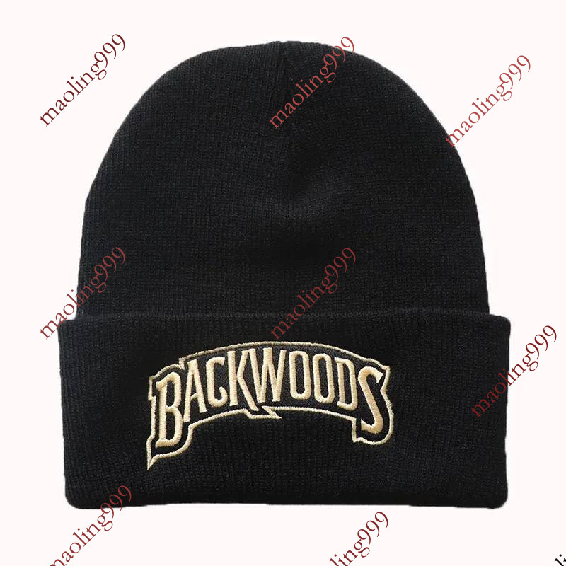 Autumn and Winter Unisex BACKWOODS Letter Warm Knitted Hat Foreign Trade Embroidered Student Beanie