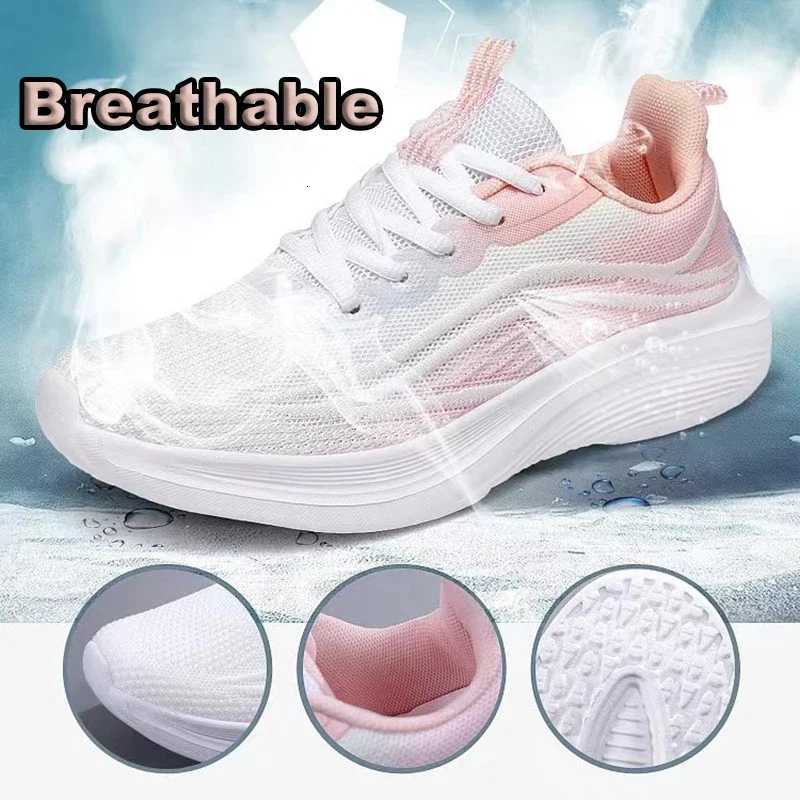 Casual Shoes Casual Running Summer Fashion Anti Slip Hiking Mesh Breathability Athletic Shoe Tennis Woman Trend 2025 Woman Sneakers Couple H261016