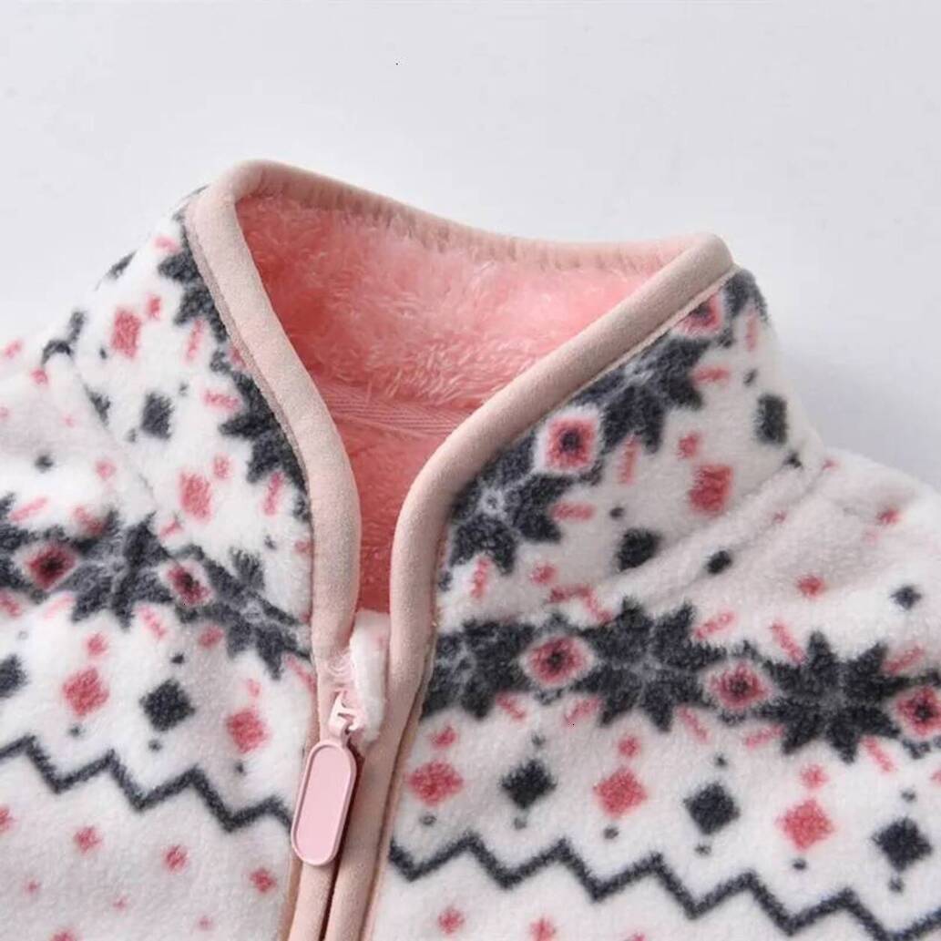 Girls Hoodie Hoodies Sweatshirts Spring Autumn Children Kids Polar Fleece Baby Girls Jackets Coats Soft Thick Warm Crew pu