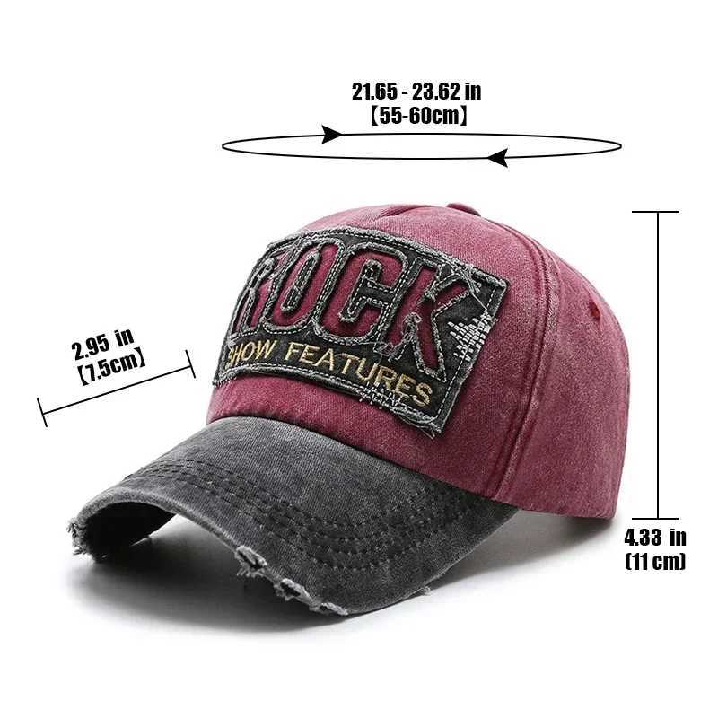 baseball Hole hat retro cap Korean style tide washed coating old duckbill cap spring and autumn leisure sun hat M261016