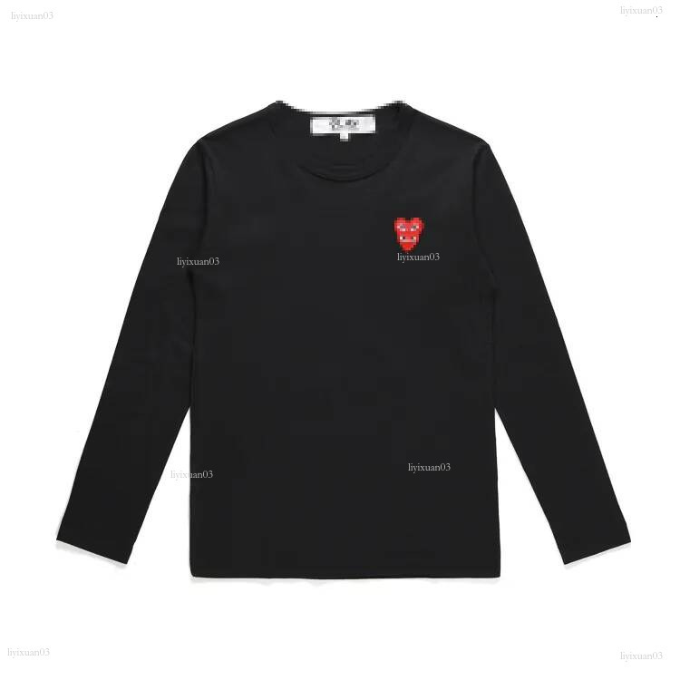 Red Heart hoodies Designer CDGHoodie Letter Luxury Mens Women commes hoodie Long Sleeve Pullover high quality Loose Sweaters Fashionable d25