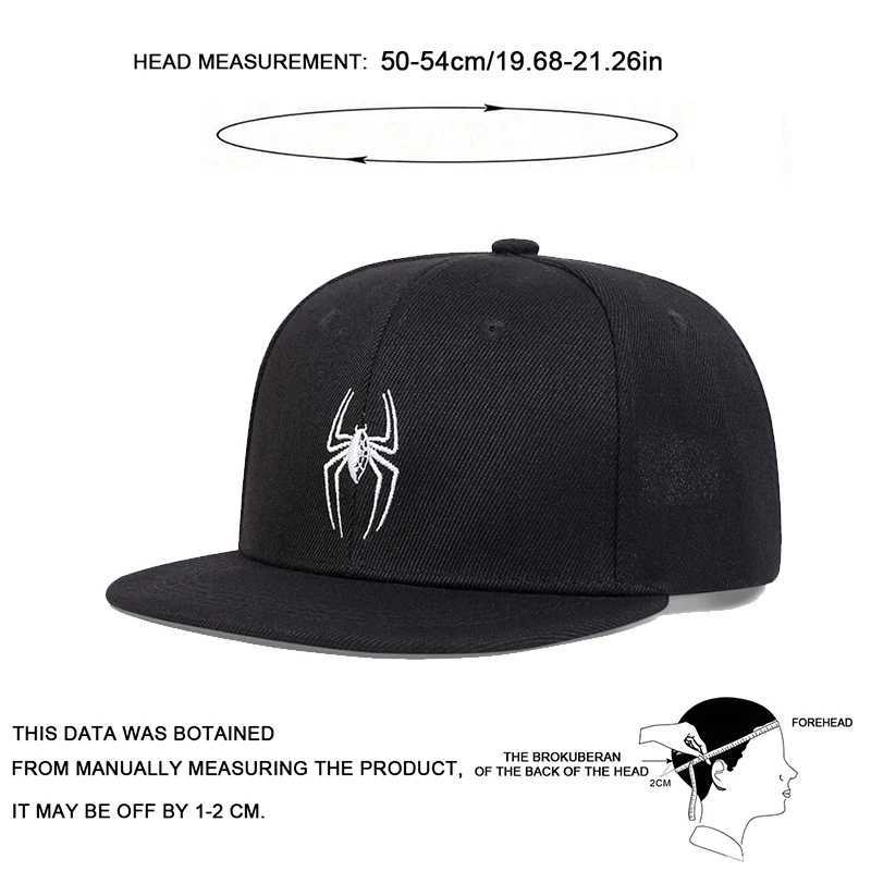Baseball Children Spider Embroidery Caps Hip-hop Hats Spring and Summer Outdoor Adjustable Casual Hats Boy Girl Trave M261016